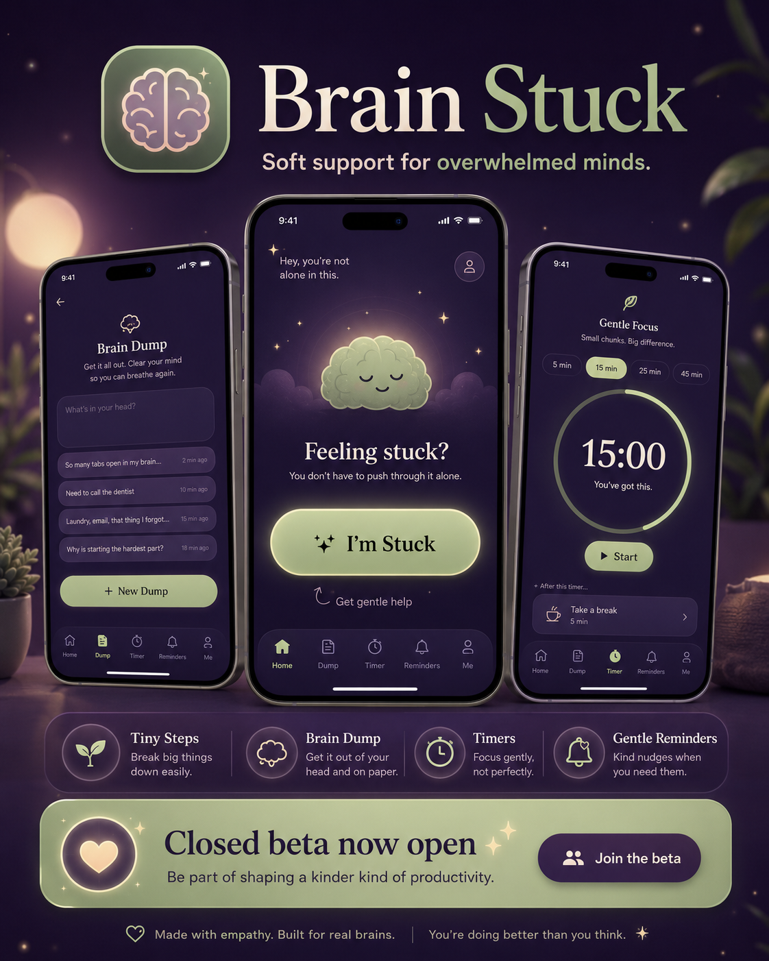 Brain Stuck mobile app promotional preview